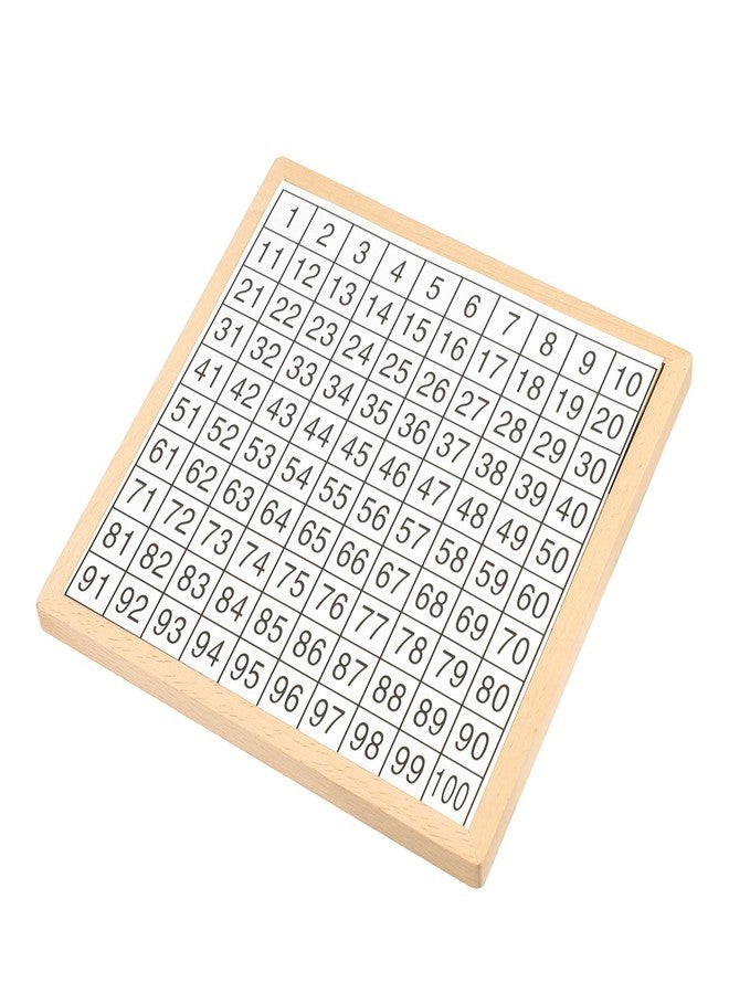 Fubeasi Z-Color Montessori Game Wooden Hundred Board Number Chart Number Grid Educational Game for Kids - Image 5